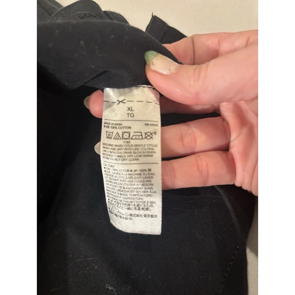 Banana‎ Republic Men Black Polo Short Sleeve Shirt Size XL Fitted Slim